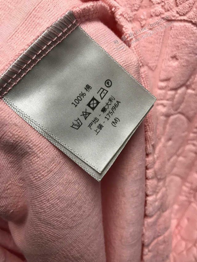 Dior新款男短袖 2020新款壓花T恤 迪奧圓領短袖  tzy2454